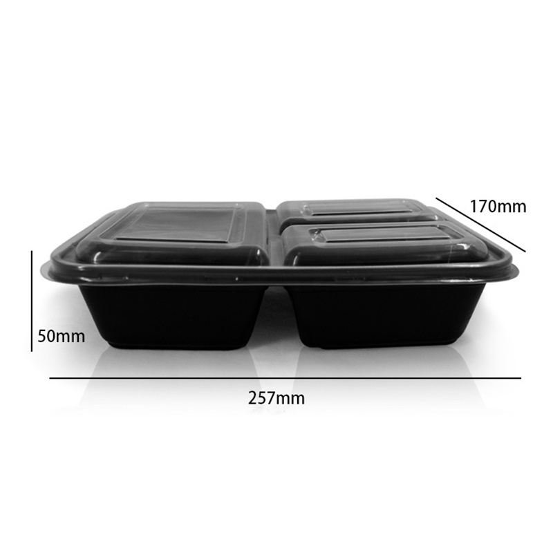 3 compartment PP food container (5)